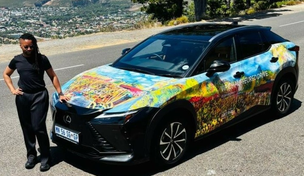 Lexus South Africa unveils artistic collaboration with Banele Khoza at Investec Cape Town Art Fair