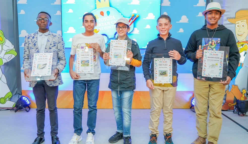 Toyota South Africa Motors celebrates national winners of the 19th Dream Car Art Contest