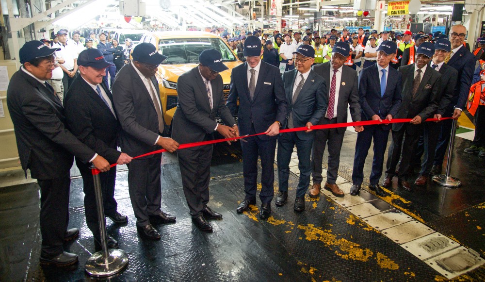 Toyota South Africa Motors marks historic R10.4 billion investment with ninth-generation Hilux line-off ceremony
