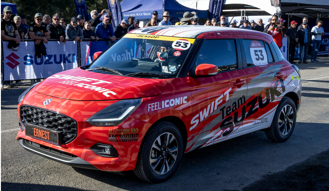 Hill Yeah! Suzuki is back in action at the Simola Hillclimb