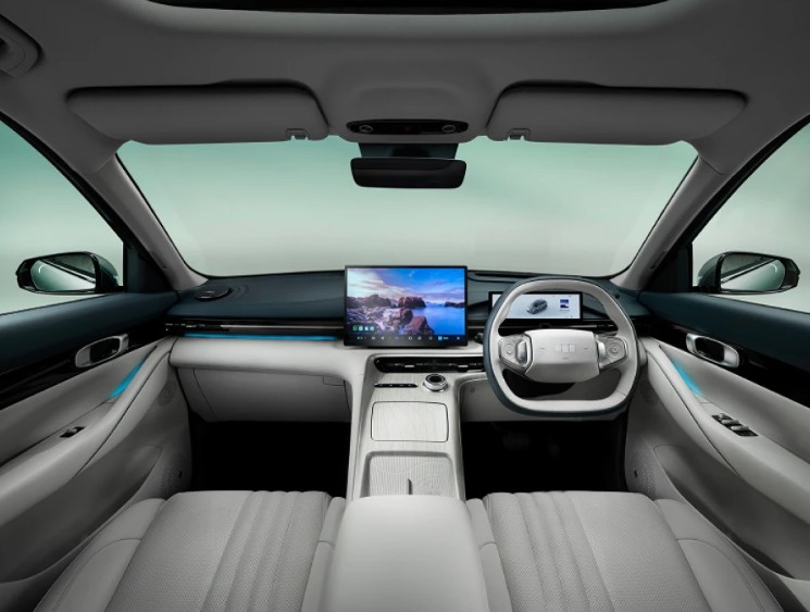 Plenty of interior space in the Geely EX5