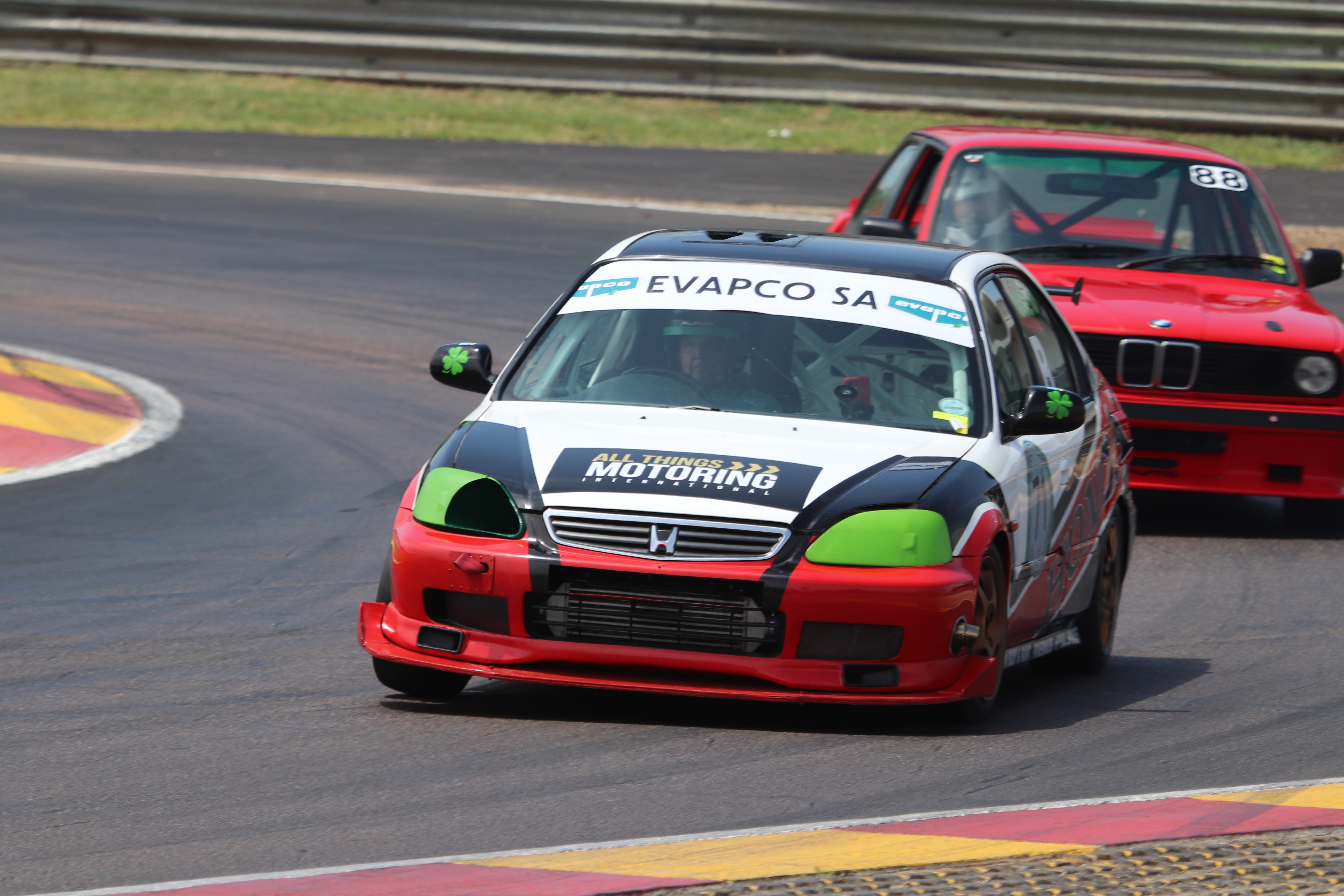 Mike O'Sullivan in the ALL THINGS MOTORING Honda Ballade