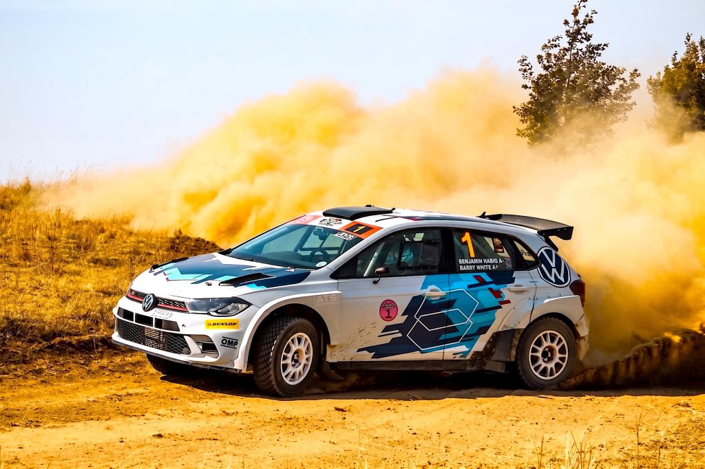 Habig was stuck in third gear on the final day of the Ermelo Rally