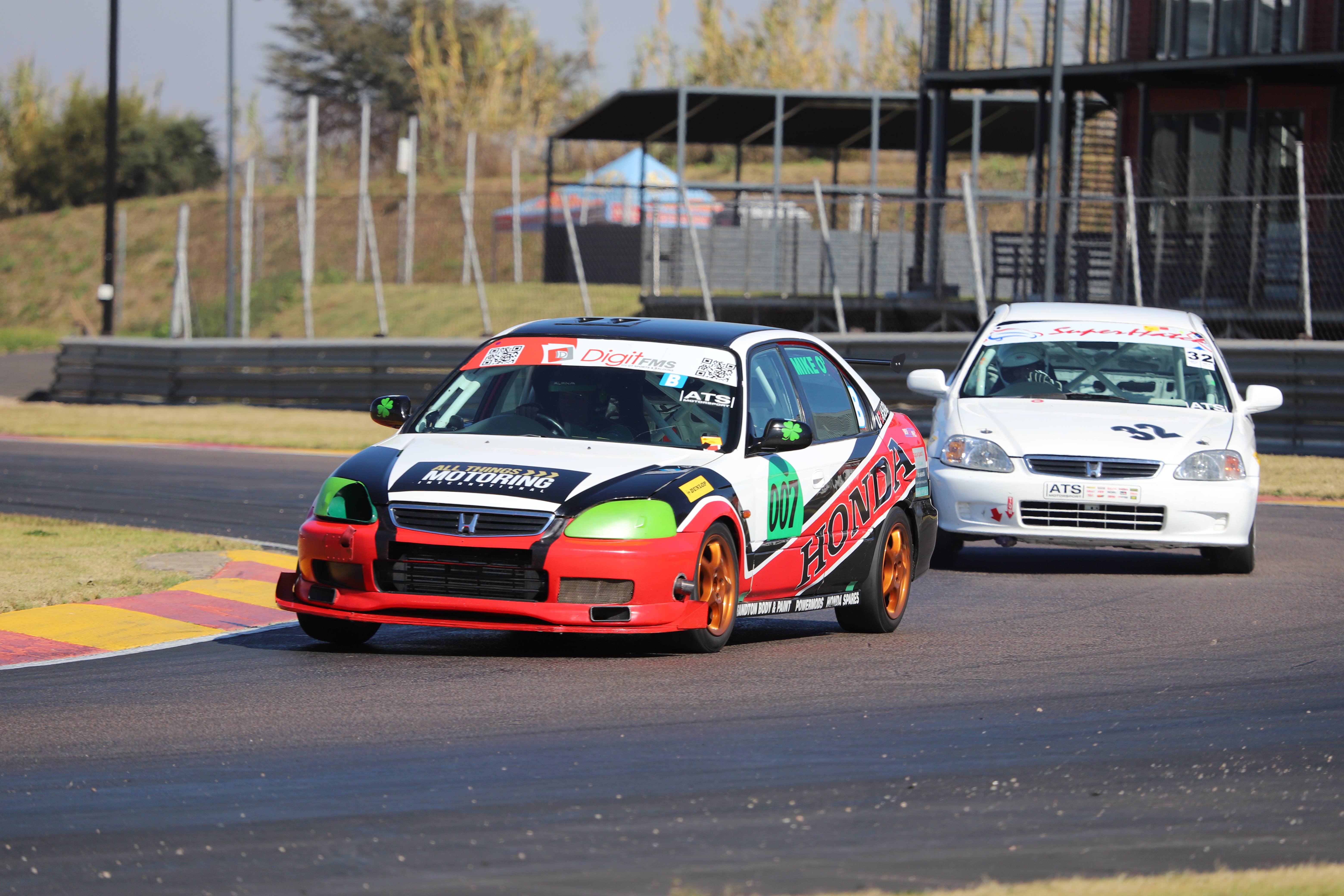 Mike O'Sullivan in the ALL THINGS MOTORING Honda