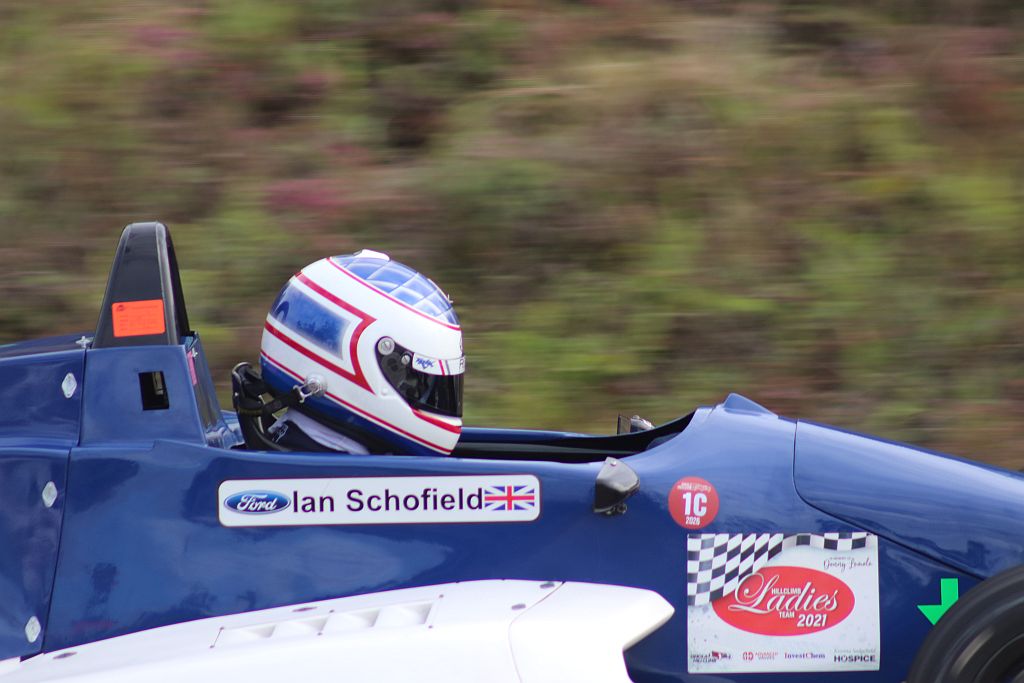 Ian Schofield was quickest of the Classic Cars at Simola