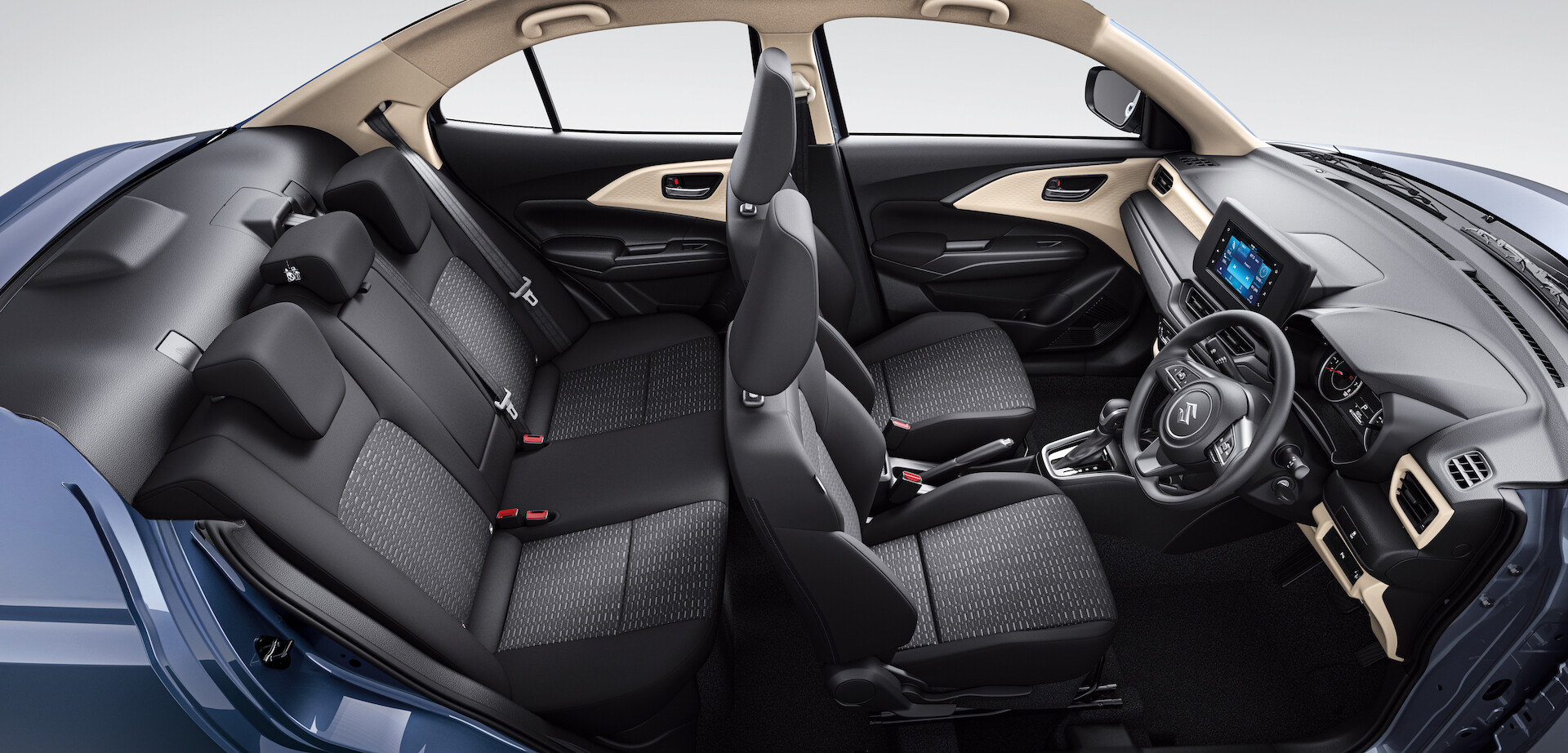 REvised Suzuki Dzire interior