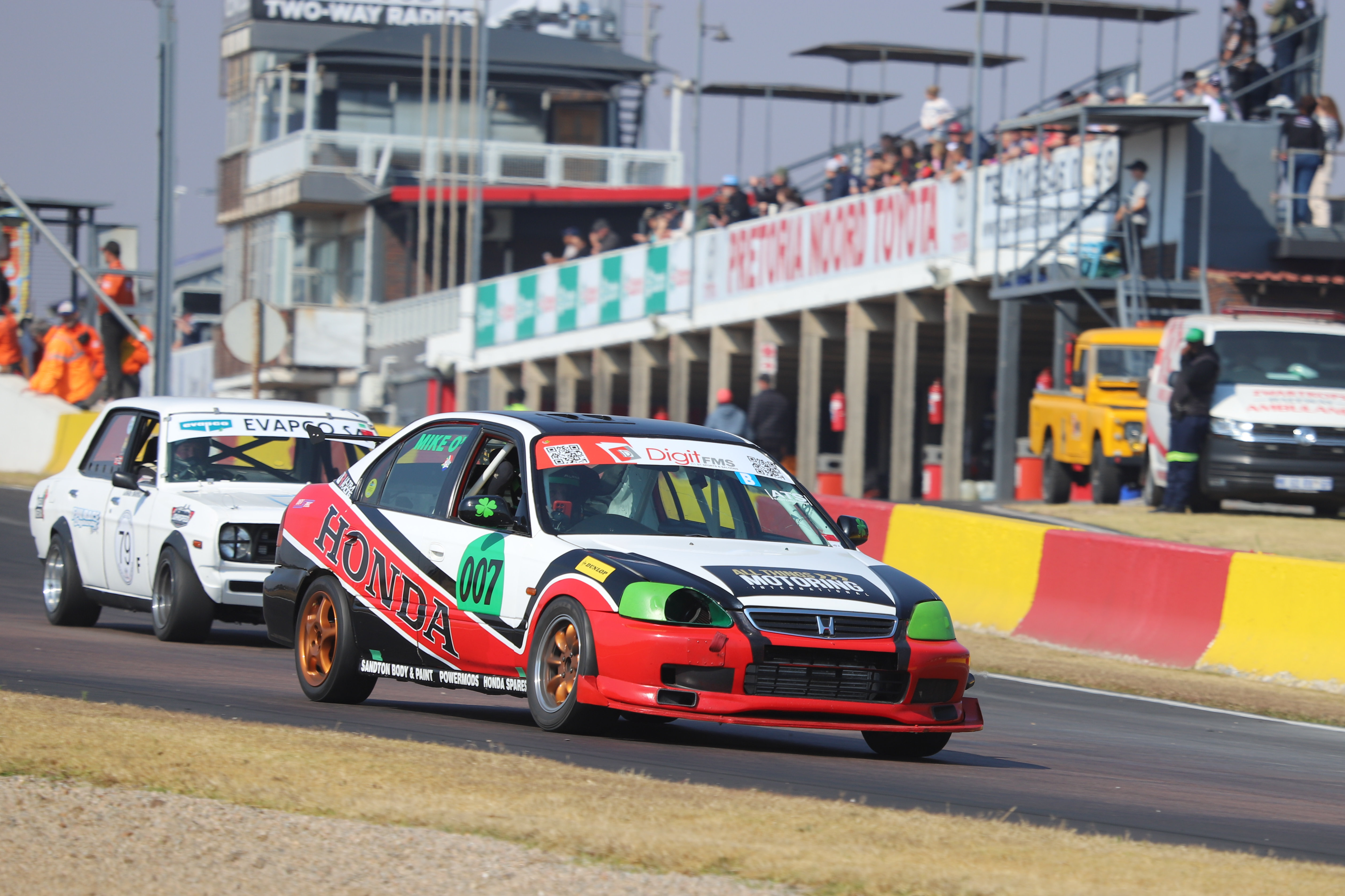 Mike O'Sullivan in the ALL THINGS MOTORIN Honda Ballade