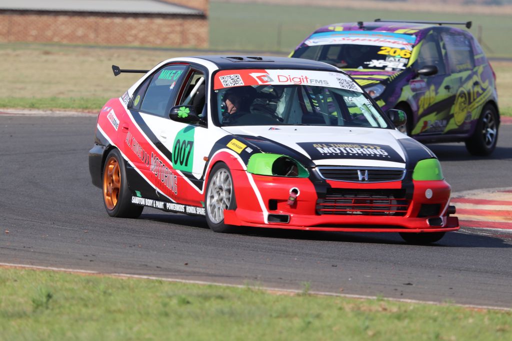 Mike O'Sullivan in the ALL THINGS MOTORING Honda Ballade