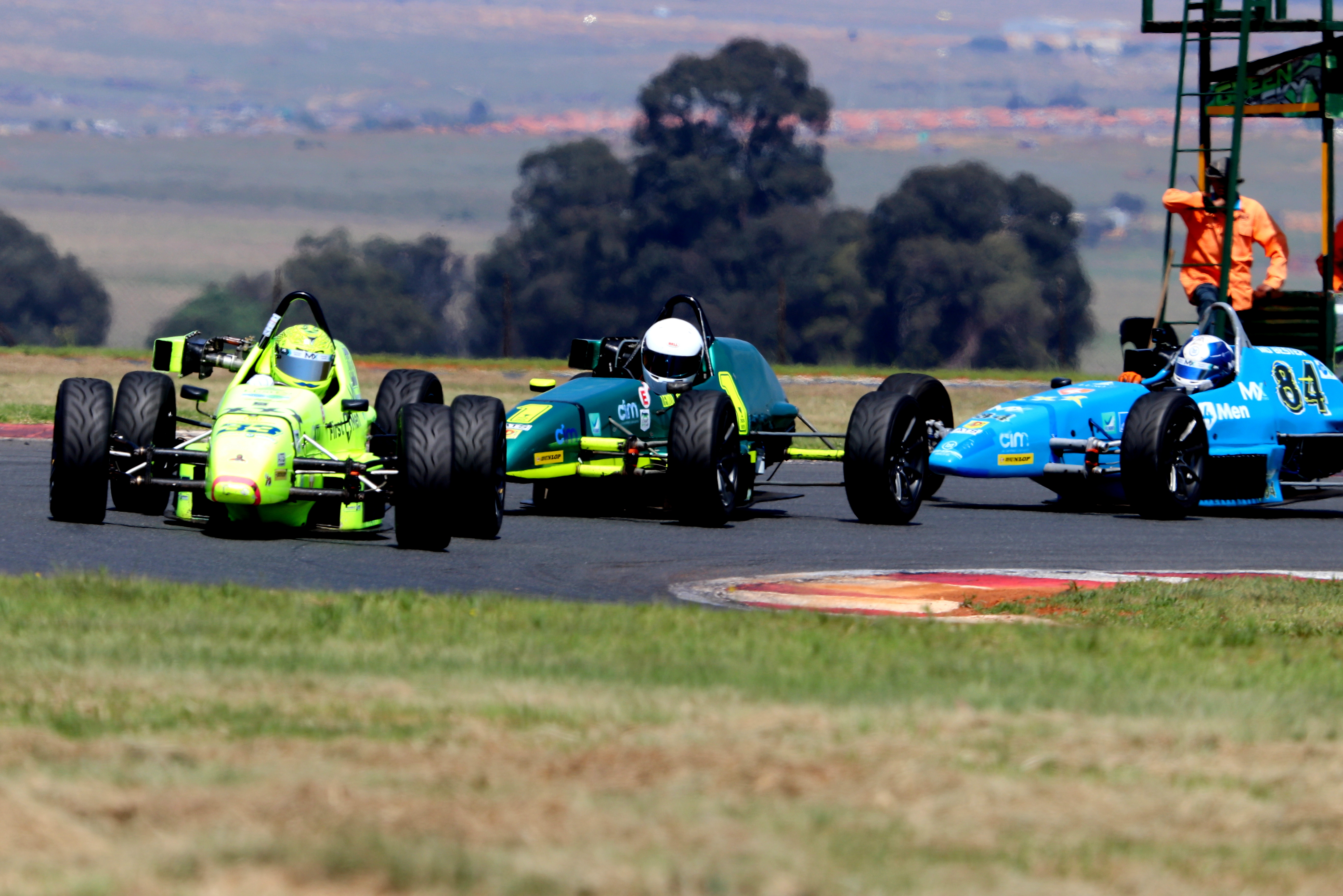 Lendl Jansen won the Formula Vee chase