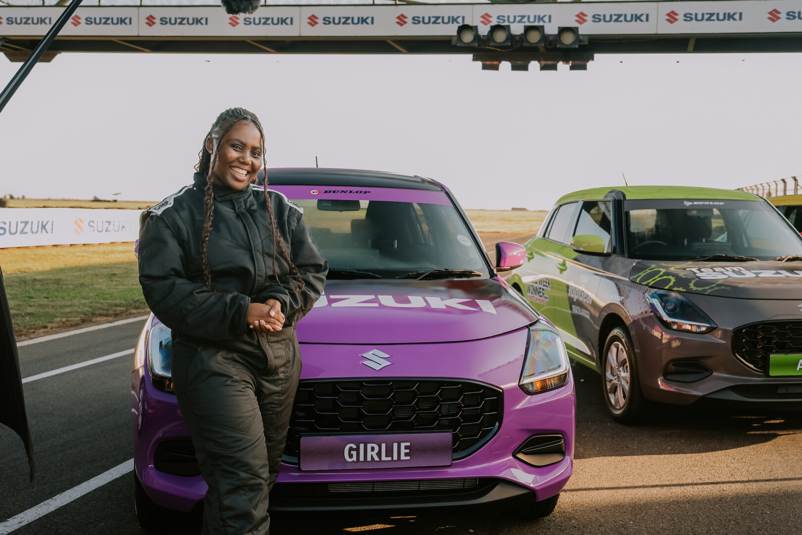 Suzuki going Swiftly up the hill