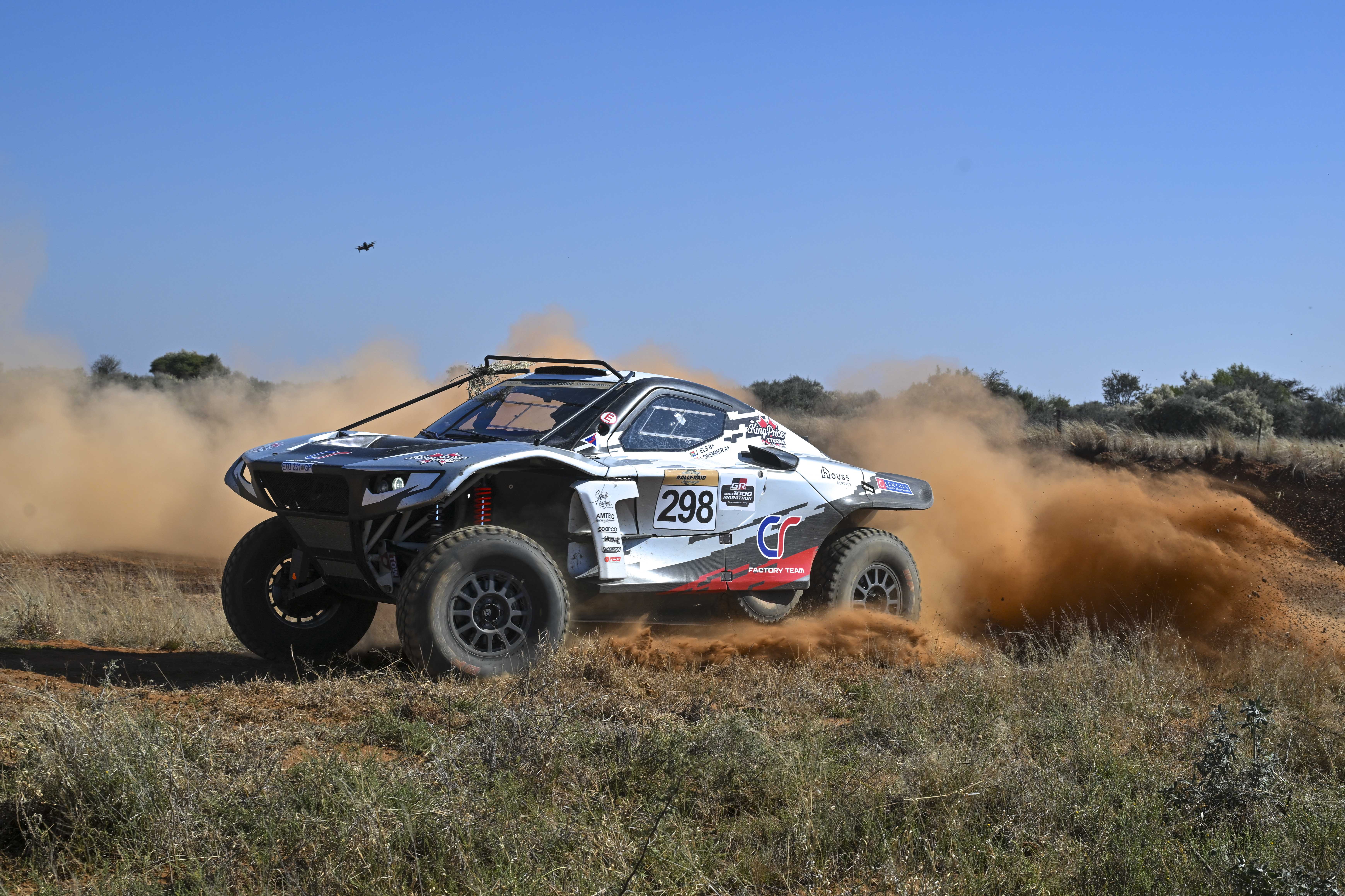 Els and Swemmer trailing dust on the 1 000 km Stella event